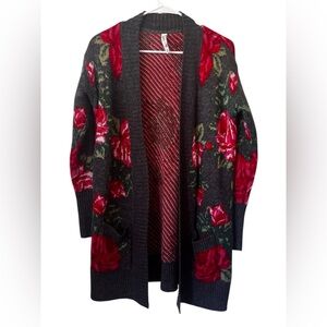 Aeropostale Rose Boyfriend Knit Cardigan As Seen on Pretty Little Liars Size S